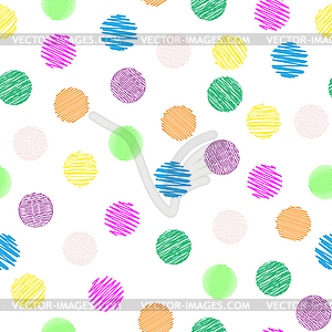 Seamless pattern with multi-colored shaded - vector image
