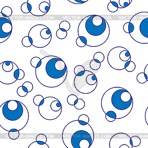 Seamless pattern with overlapping and overlapping - vector clipart