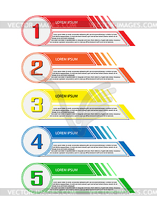 Infographics to illustrate plan, strategy, - vector image