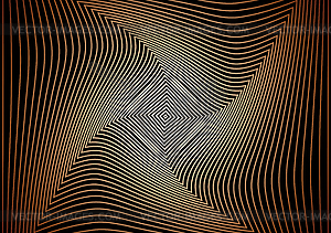 Abstract geometric background of wavy lines - vector image
