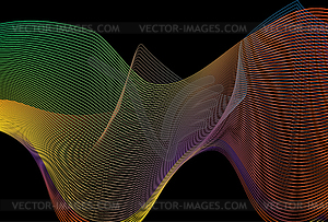 Abstract pattern of intersecting colored lines for - vector clip art