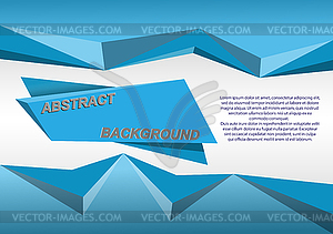 Cover with flat geometric pattern for leaflets, - vector image