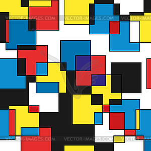 Abstract seamless geometric background of - vector image