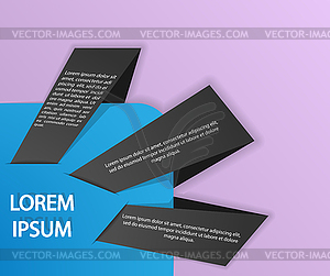 Banner for design and decoration of covers, - vector image