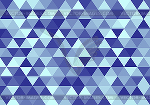 Seamless editable geometric triangle pattern in - vector image