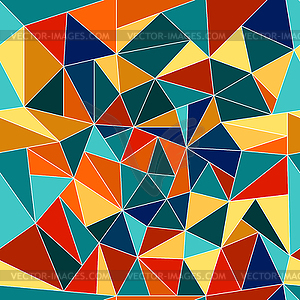 Seamless abstract polygonal color pattern. pattern - vector image