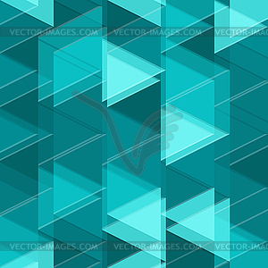 Seamless geometric pattern of triangles. Modern - vector image