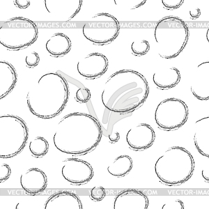 Abstract seamless background. semicircular - vector image