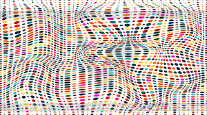 Abstract background of colored oval shapes of - vector image