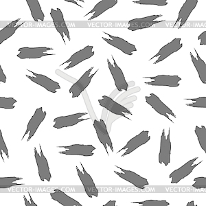 Seamless abstract stock pattern. Smears of black - royalty-free vector clipart