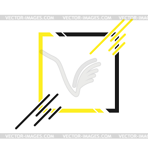 Abstract frame. Conditional frame border f - vector image