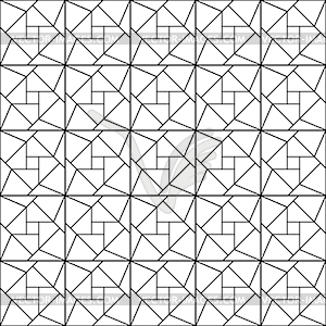 Бесшовные, параллельные и соединительные линии - изображение векторного клипарта