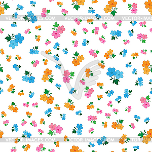 Seamless floral pattern. Stock - vector clip art