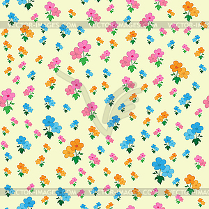 Seamless floral pattern. Stock - vector clipart