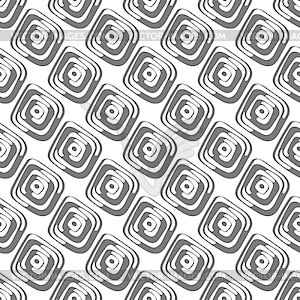 Seamless pattern of custom shapes for background, - vector clip art
