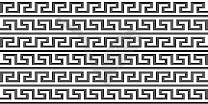 Abstract seamless pattern in Greek style for - vector image