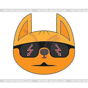 Abstract an angry dog - vector clip art