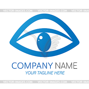 Abstract logo. Abstract eye. for logo, pic - vector image