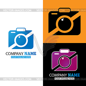 Photo logo. for logo, pictogram, emblem - vector clipart