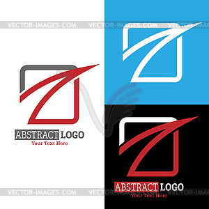 Abstract logo. for logo, sticker, or emble - vector EPS clipart