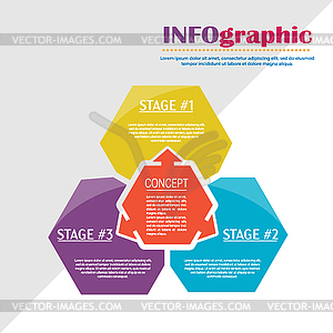 Chart for infographics. Visual description of - vector clip art