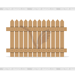 Textured Board fence for theme design - vector image