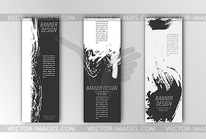 Abstract banner template. Editable - vector image