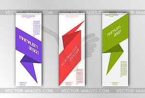 Abstract banner template. for design of - vector clip art