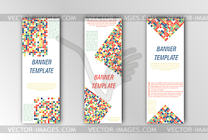 Abstract banner template. for design of - vector clip art