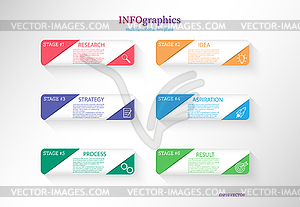 Инфографика. шаблон с пиктограммами для - клипарт в векторе