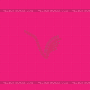 Розовый фон из квадратных пластин. Простой плоский дизайн - иллюстрация в векторном формате
