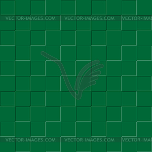 Green background of square plates. Simple flat - vector clipart