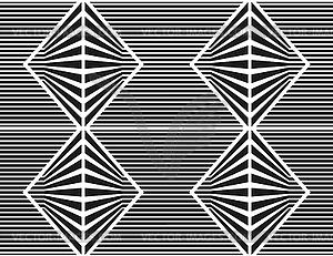 Abstract geometric pattern of parallel horizontal, - vector clip art