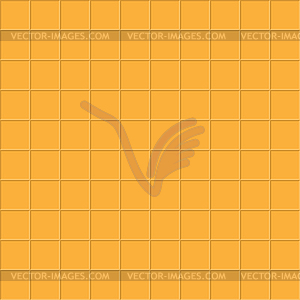 Orange background of square plates. Simple flat - vector image