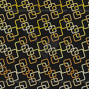 Seamless pattern of intertwining colored squares. - vector image