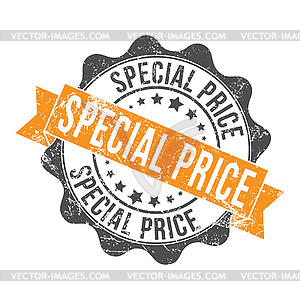 SPECIAL SALE. Stamp impression with inscription. Ol - stock vector clipart