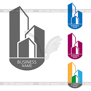 Editable template for logo, brand, emblem or - vector image