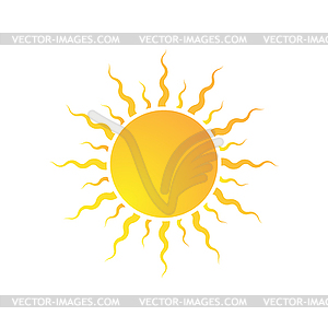 Sun. Simple - vector clipart