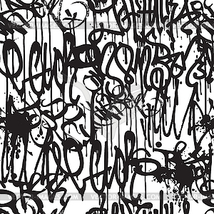 Graffiti Background Pattern - vector clipart