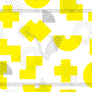 Geometric Seamless Pattern - color vector clipart