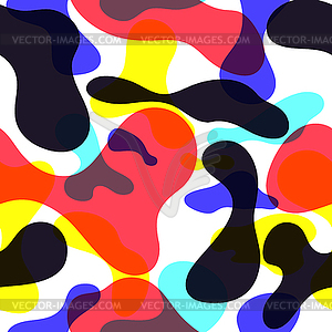Fluid color seamless pattern modern - vector clipart