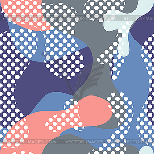 Color seamless pattern modern bold - vector image