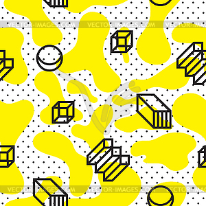 Color seamless pattern modern bold - vector clipart