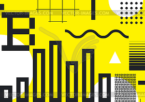 Illustrative typography horizontal banner for - vector clipart