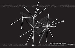 Abstract circuit networking blockchain concept - vector clipart