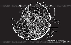 Abstract circuit networking blockchain concept - vector image