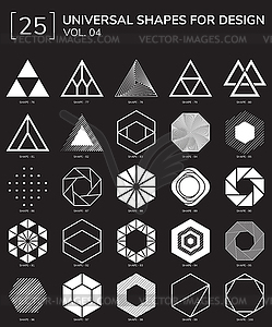 Geometric Shapes Logo - vector clipart