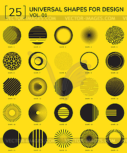 Geometric Shapes Logo - vector clipart
