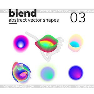 Абстрактная форма хаотической формы для вашего дизайна - изображение векторного клипарта