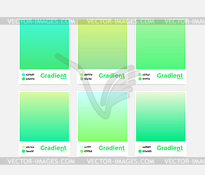 Universal set modern gradient - vector image